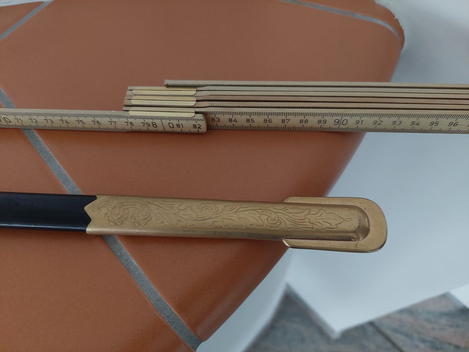 WKC sabel / degen, Colombia, 24 karaat verguld, prijs naar overeenstemming