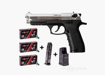 Ekol P92 Magnum pistola a salve 9mm PAK cromata con caricatore