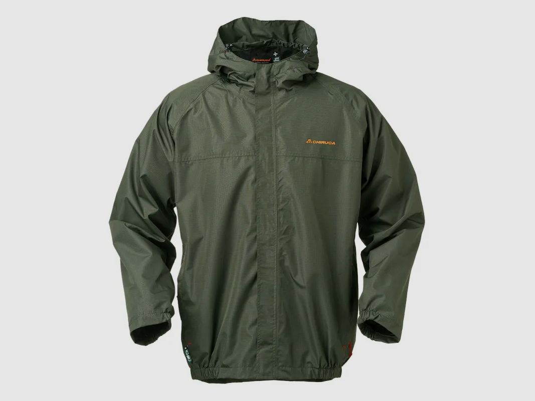 Regenjacke Chiruca Maraton khaki aus Ripstop, Bild 3 von 11
