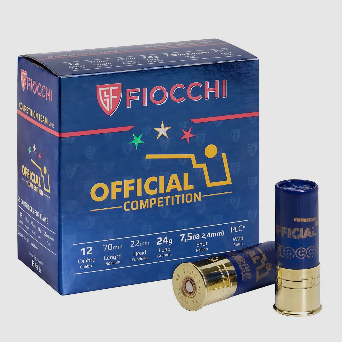 12/70 Fiocchi Official Trap 7.5 24 g