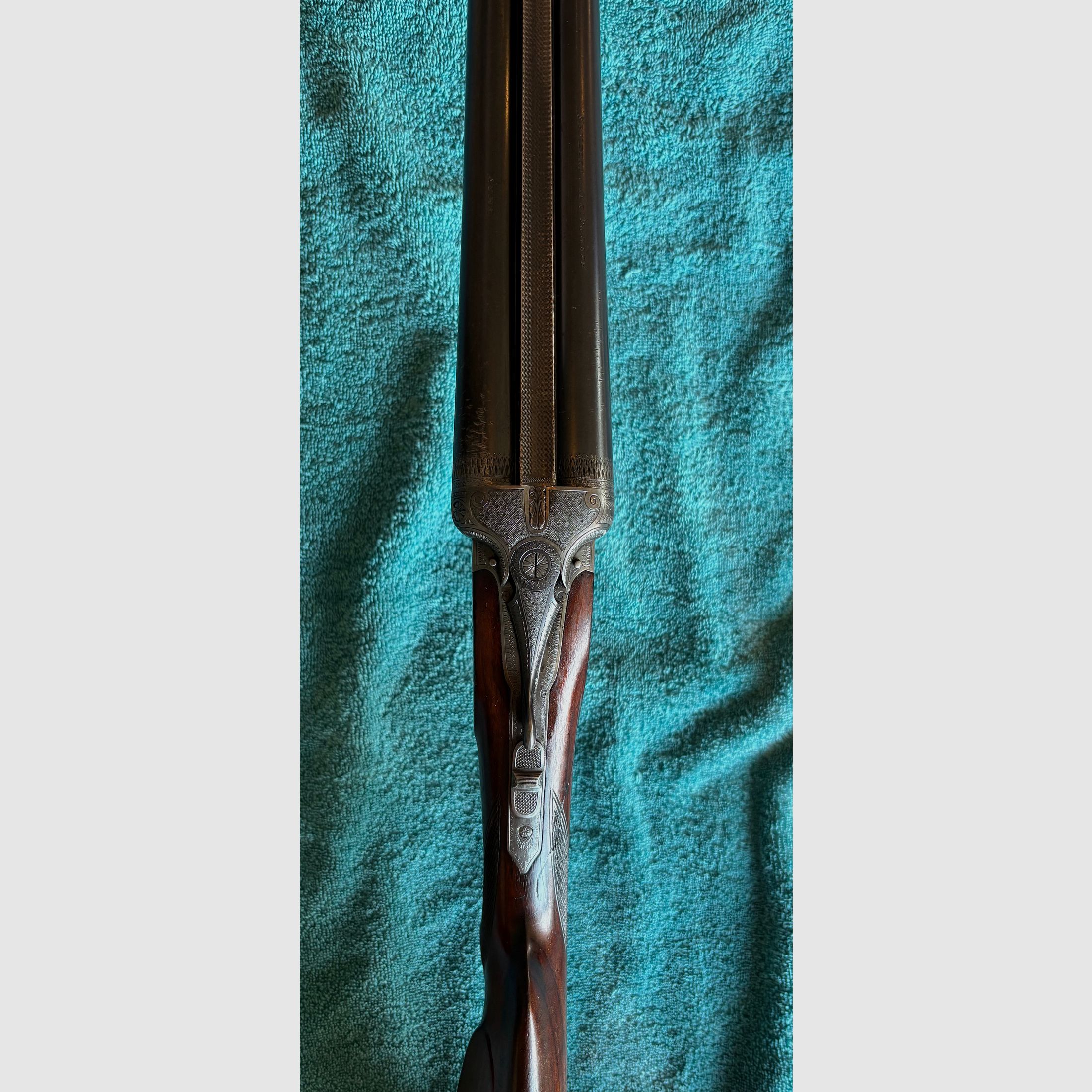 Alte Suhler Doppelflinte – Sempert & Krieghoff, Kaliber 16 ca. 100 Jahre alt