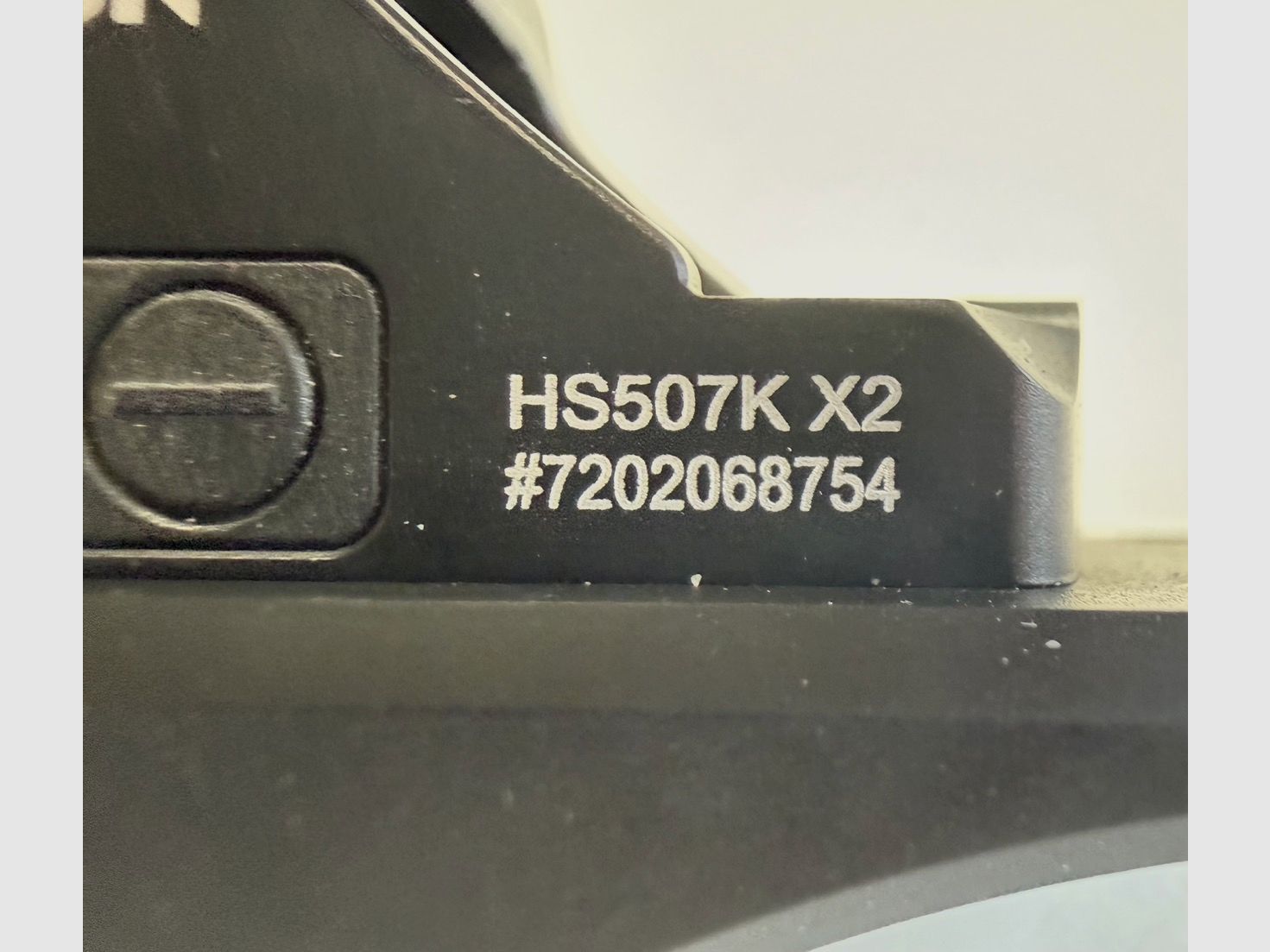 Holosun HS 507 K - X2 Open reflex sight, red dot sight + Toni System side mount for Tanfoglio - LIKE NEW