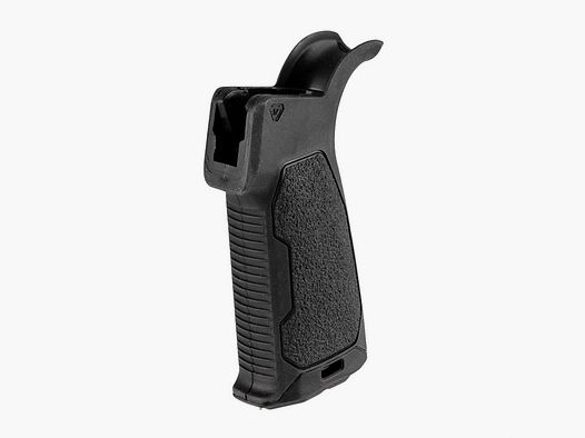STRIKE INDUSTRIES OVERMOLDED GRIPS STRIKE INDUSTRIES AR-15 RUBBER OVERMOLD PISTOL GRIP 15-DEGREE BLACK