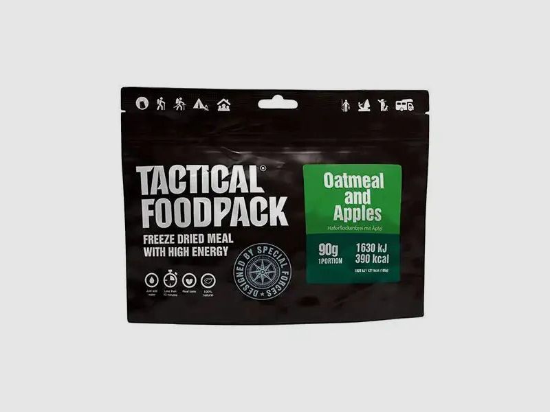 Tactical Foodpack Oatmeal with Apples