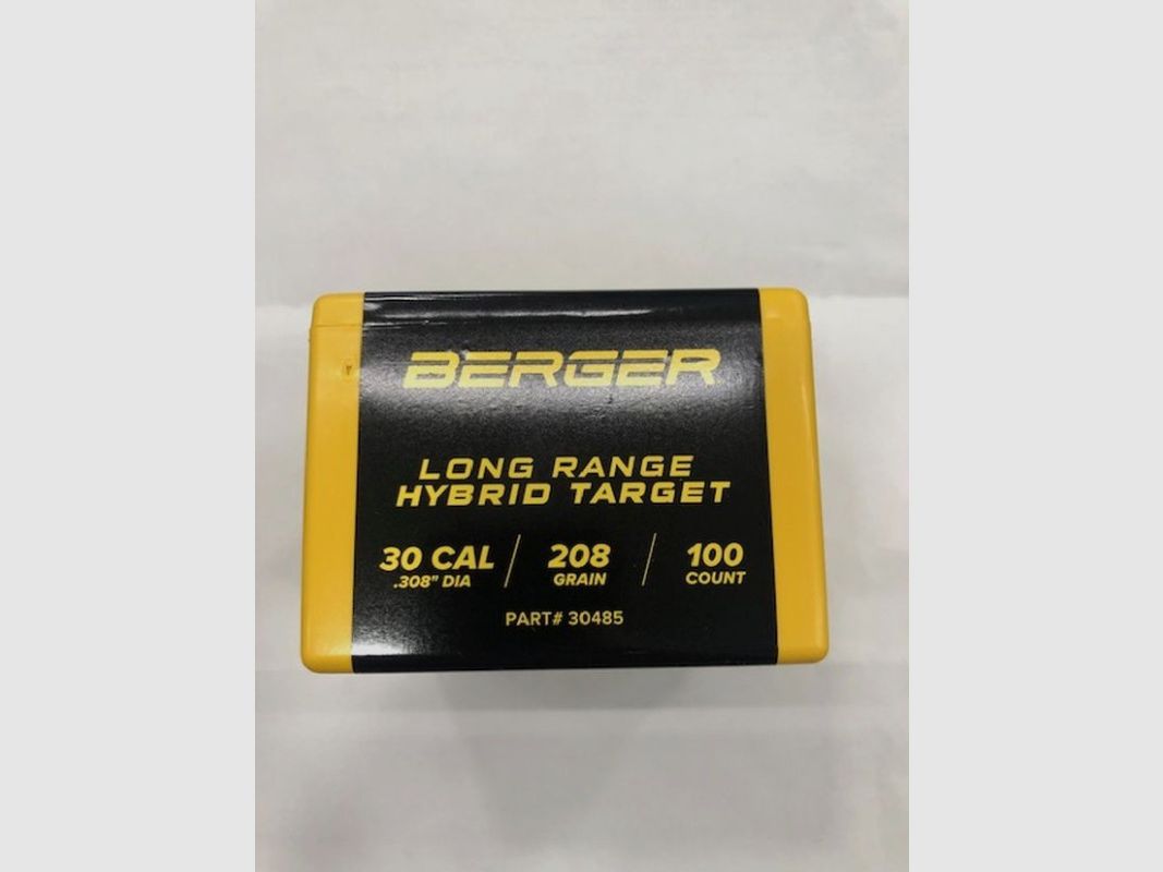 BERGER GESCHOSSE Kal. 30 GR 208, Bild 1 von 2