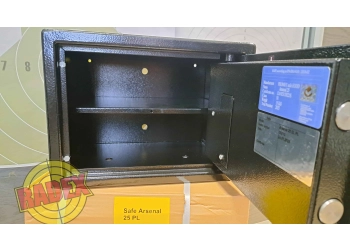 Sejf na broń Valberg Arsenal 25, Klasa S1 zamek elektroniczny RAL9005 czarny