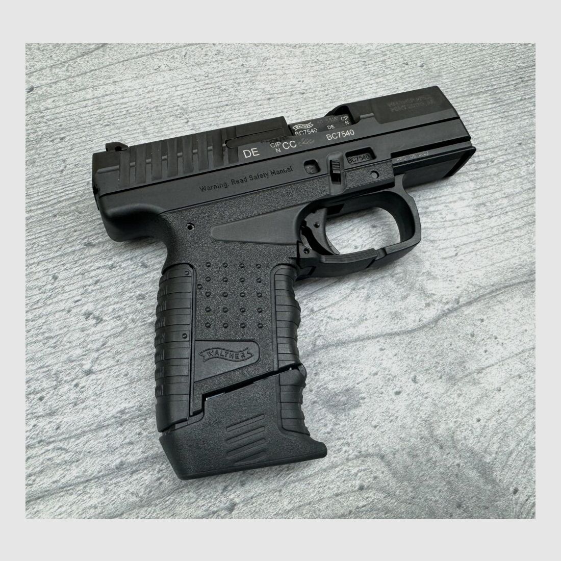 Arme de démonstration Carl WALTHER pistolet PPS .40 USA .40S&W