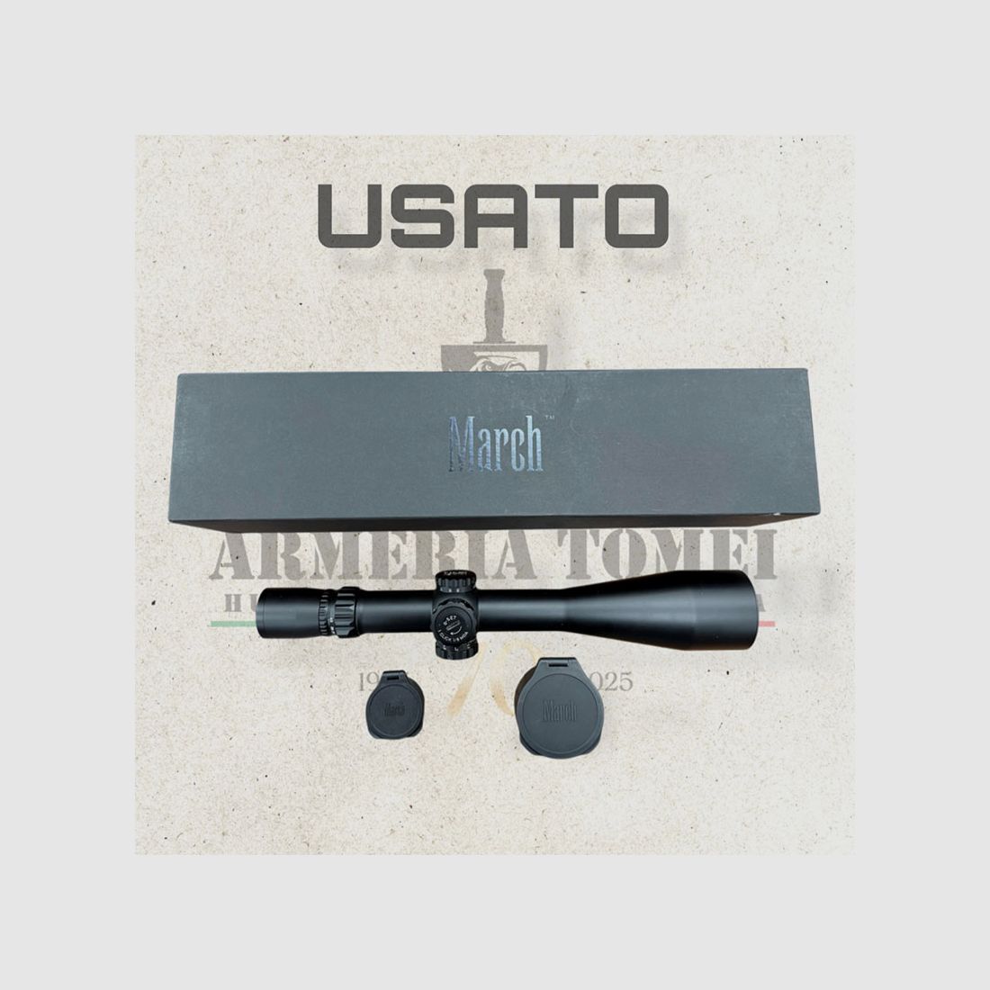 GEBRAUCHT – OPTIK – MARCH SCOPES – FX 5x-40×56 | Vari Power | 1/8 MOA Einstellung | FMA-2 Absehen, Bild 6 von 6