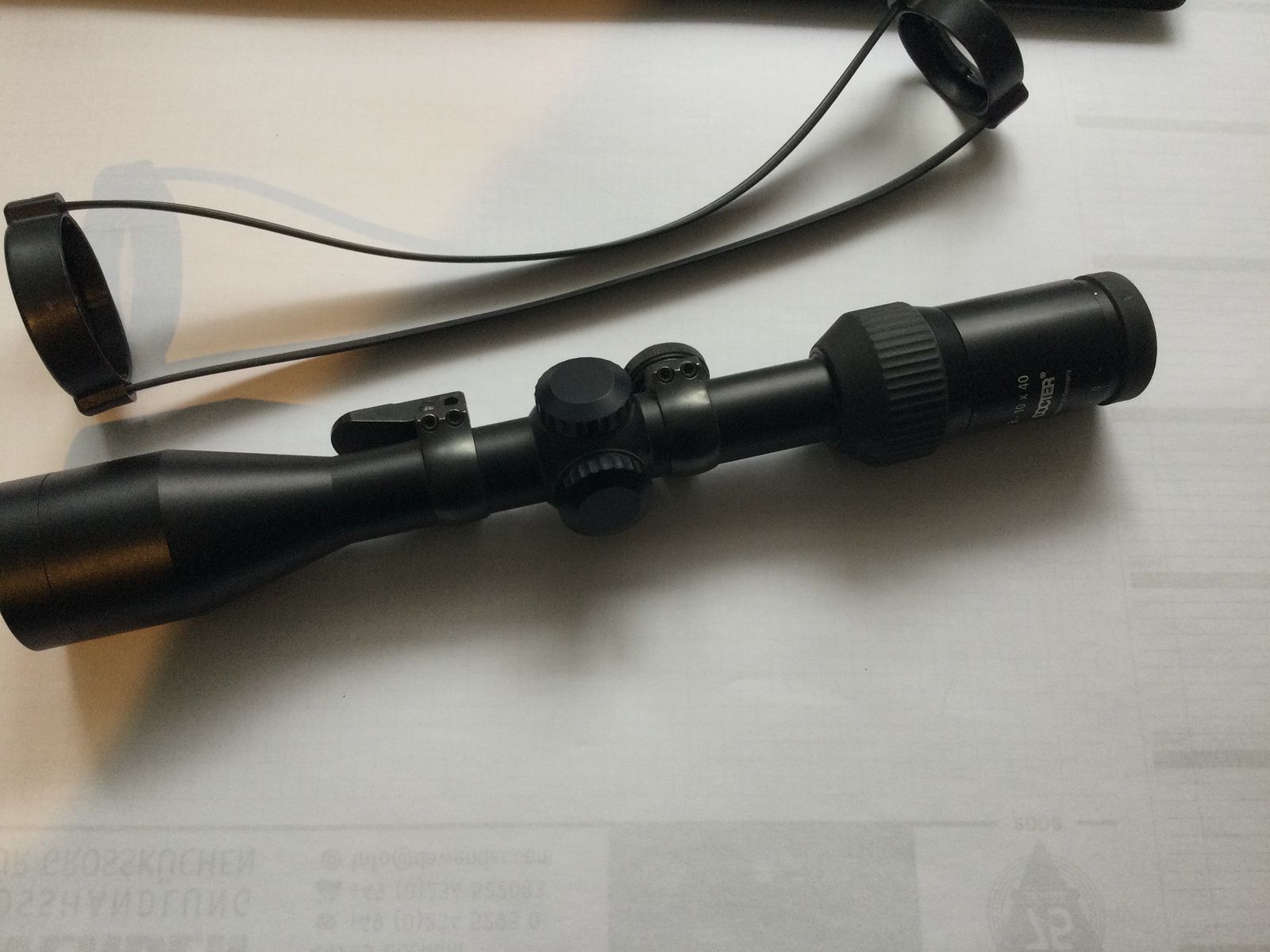 Zielfernrohr, Docter, Gebraucht aus Nachlass. 3-10x40
