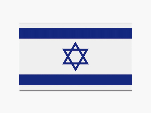 Diverse Flagge Israel
