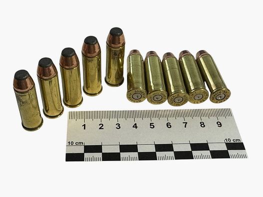 10 pièces de décommissionnement .44 Rem. Magnum – balle à ogive pleine