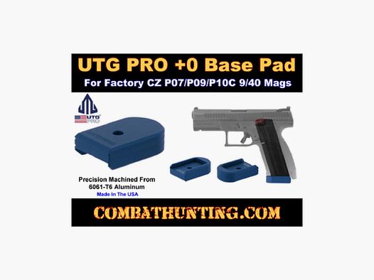UTG PRO PUBCZ01B +0-Magazine Base for CZ P-07/P-09/P-10 C – Blue