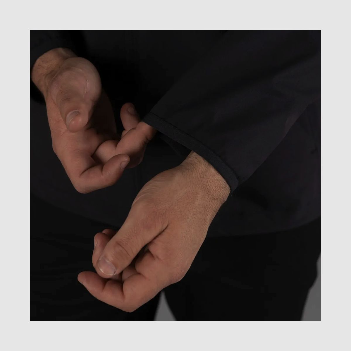 CMP Herren Jacke aus zwei Lagen Stretchgewebe Anthrazit