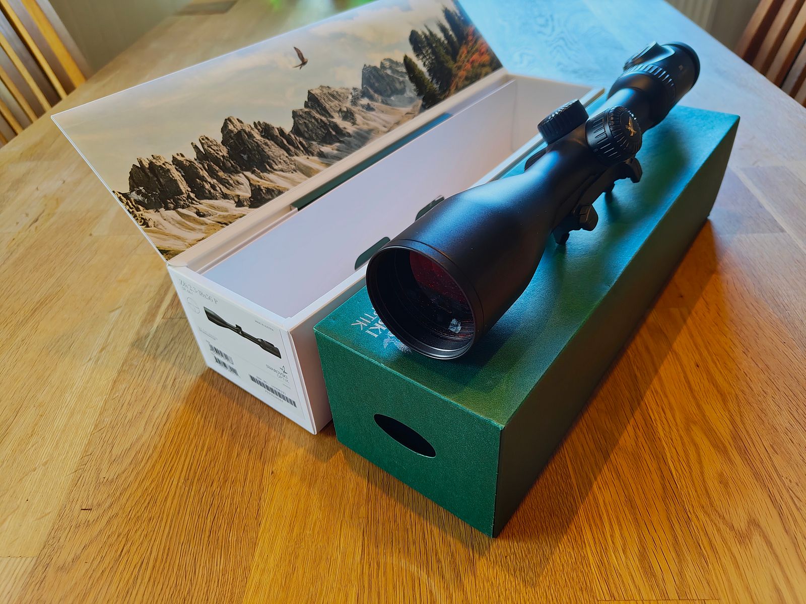 Telescopio de mira Swarovski Optik Z8i 2,3–18x56 P SR 4A-I incluido riel de montaje Blaser