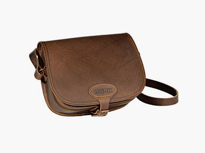 AKAH Klassische Jagdtasche aus Büffelleder