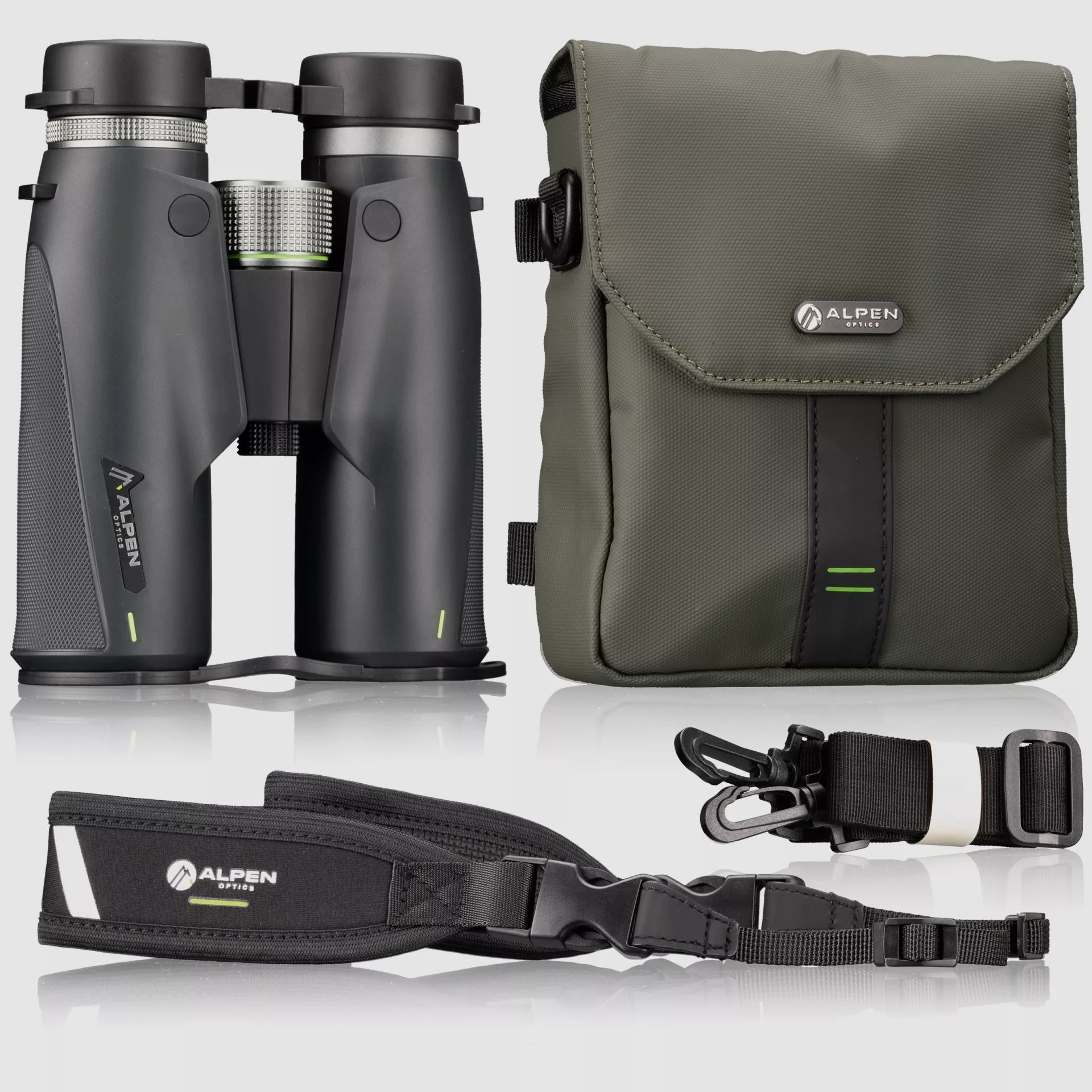 ALPEN OPTICS Teton 10x42 Fernglas mit Abbe-Prismen / ED-Glas