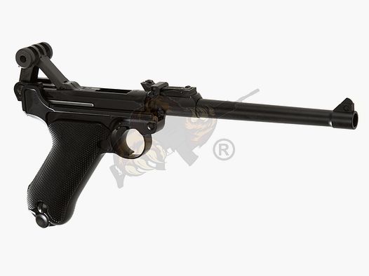 WE P08 "Ari-08" Vollmetall GBB schwarz -F-