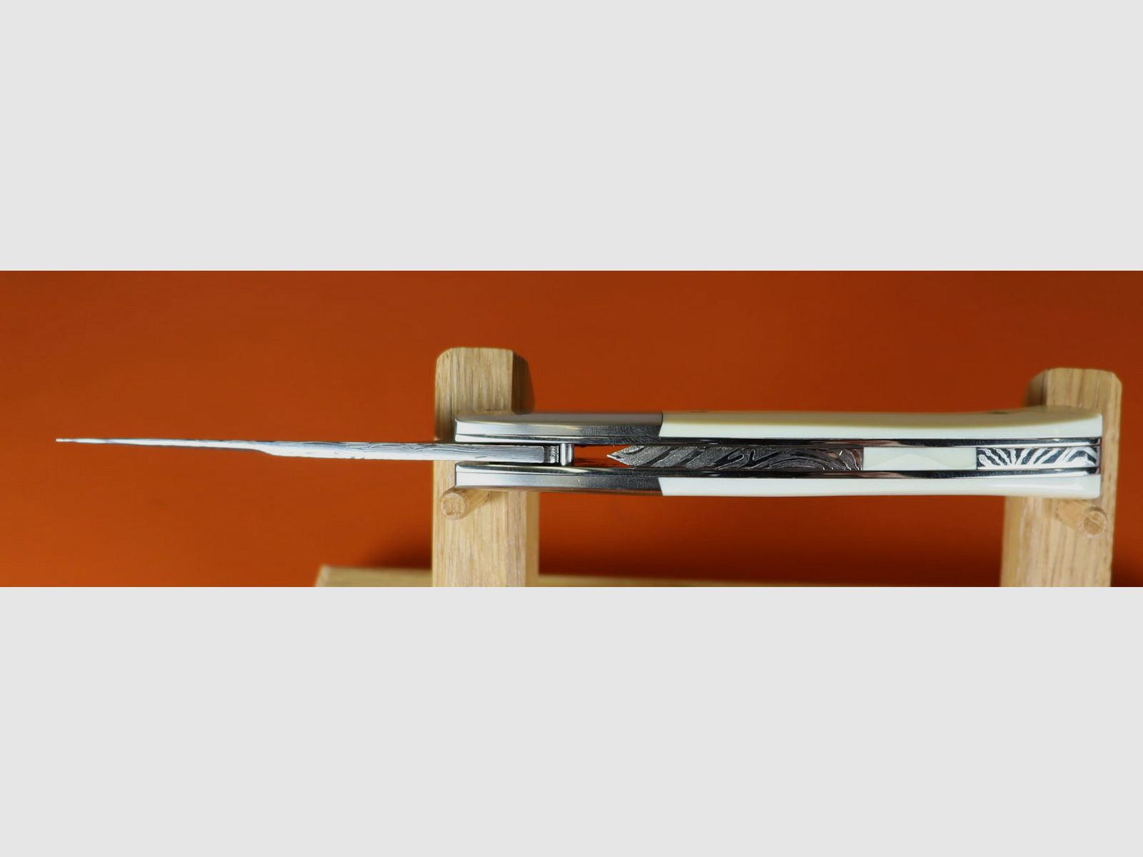 Cuchillo Mitre inox/phaco hoja de damasco, imagen 3 de 5