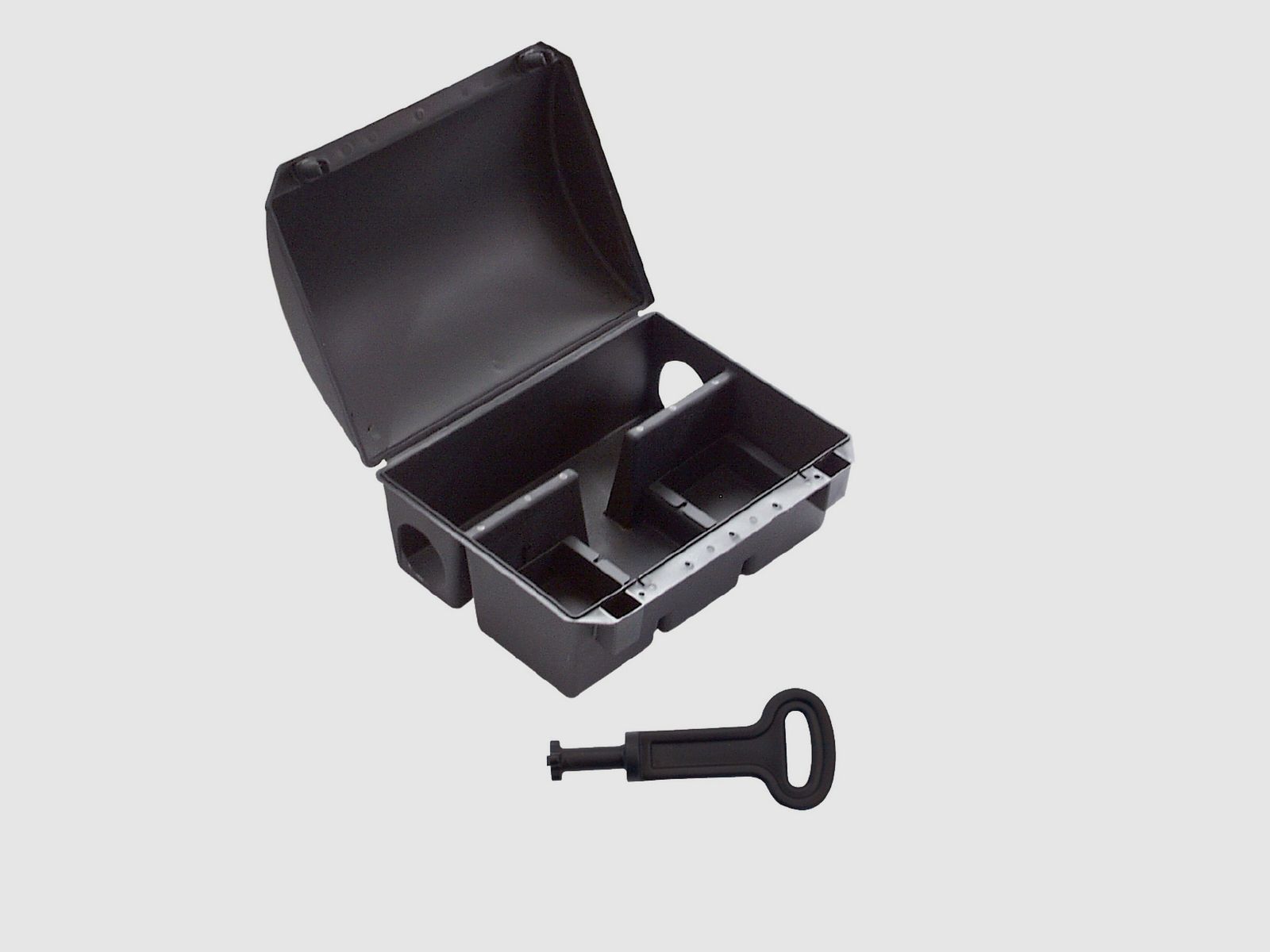 Rat trap box made of plastic