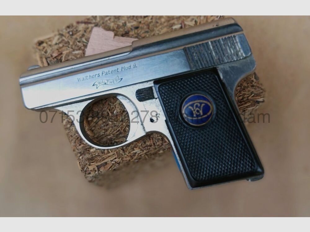 Walther Zella Mehlis Modell 9 *vernickelt*