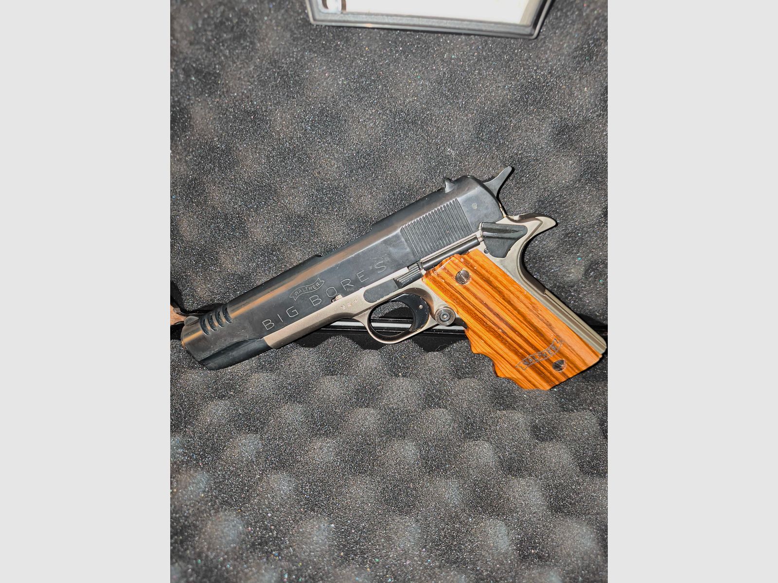 SRS-Gas/Schreckschuss Pistool Walther BIG BORE'S, Kaliber 9mmPAK, Ongeschoten, Functioneel & Optisch Perfecte topstaat!! Als nieuw!!