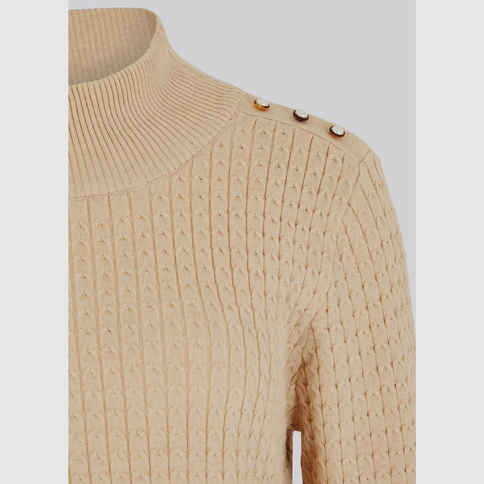 Monkstow pull femme oyster, image 4 sur 4