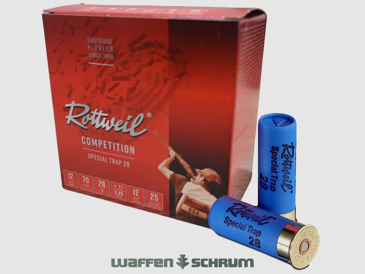 Rottweil 12/70 Special Trap  2,4mm - 28g