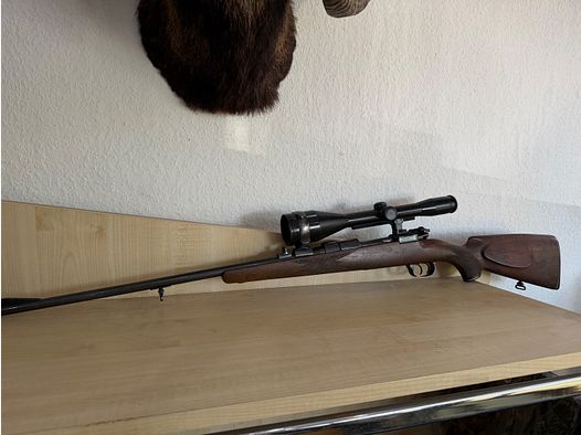 Repeating rifle Mauser 7x64 Zfr. 8x56 schmidt Bender illuminated reticle 4