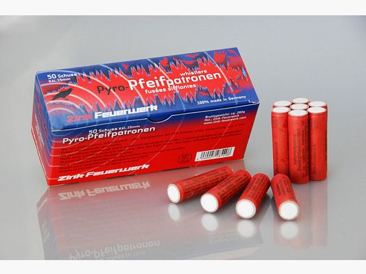 Pyro Pfeifpatronen 15 mm 50 St.