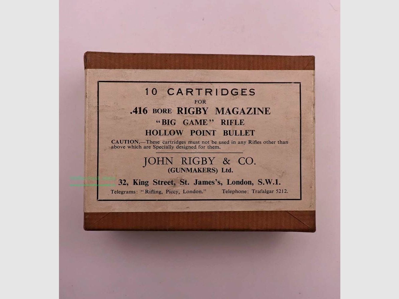 Rigby - England rifle cartridges .416 Rigby