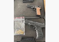 Walther P22 PPC mini pistolet w pełni sprawny dekoracyjny