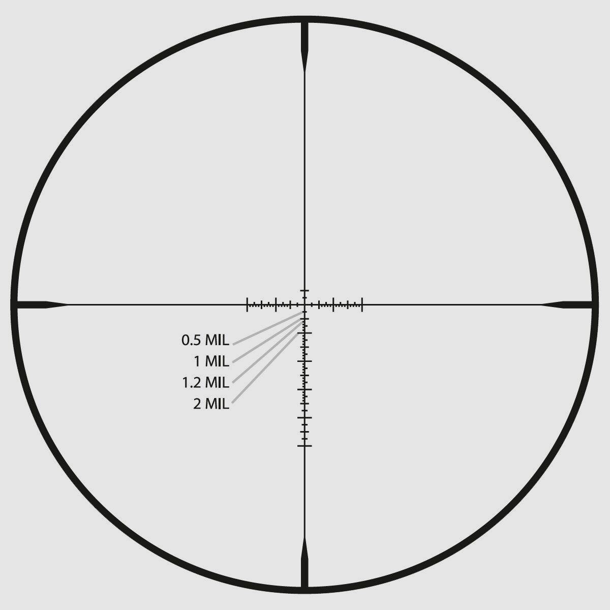 Sightmark Presidio 1-10x26 CRED10 cannocchiale