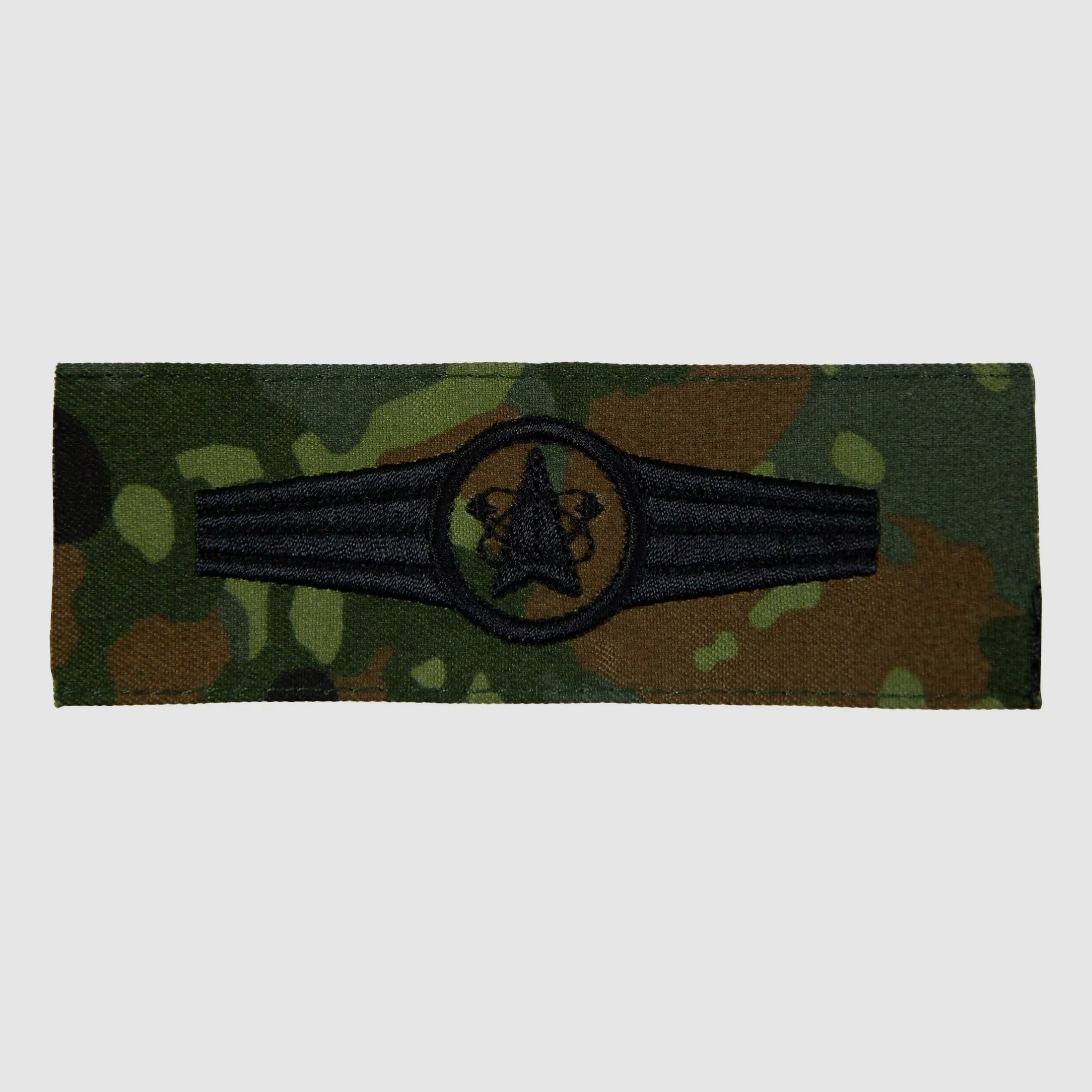 Bundeswehr Original Insignia de Actividad Personal Espacial - Flecktarn/Negro