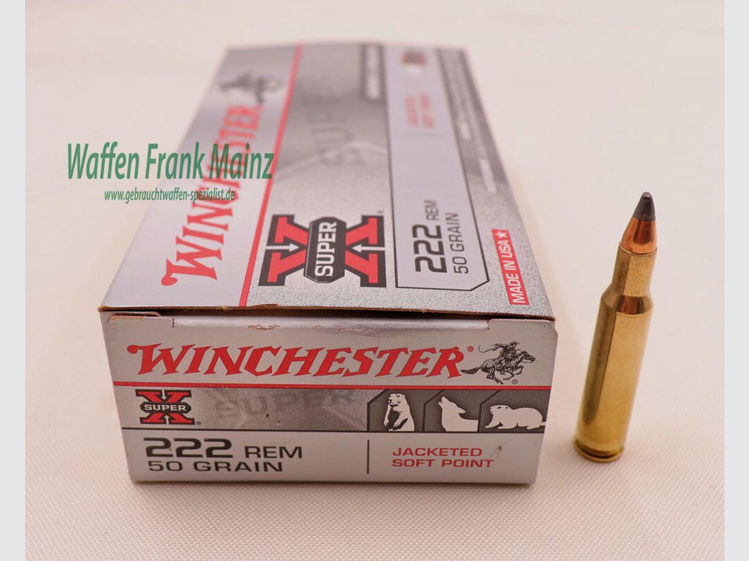 Winchester - USA Cartouches de fusil .222Rem