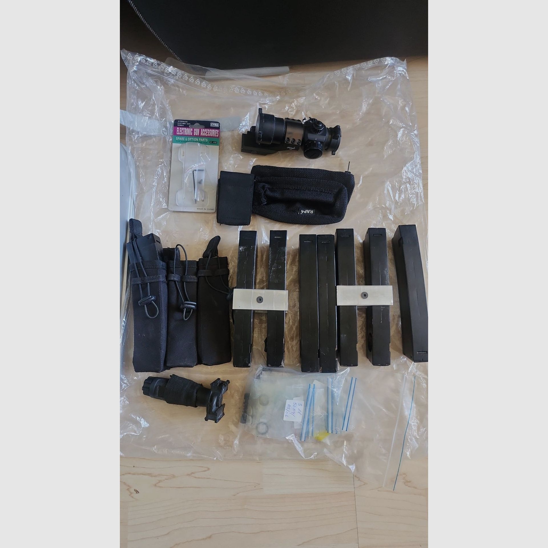 MP5 (APS 12S) – Pacchetto per hobbisti con accessori completi – difettoso