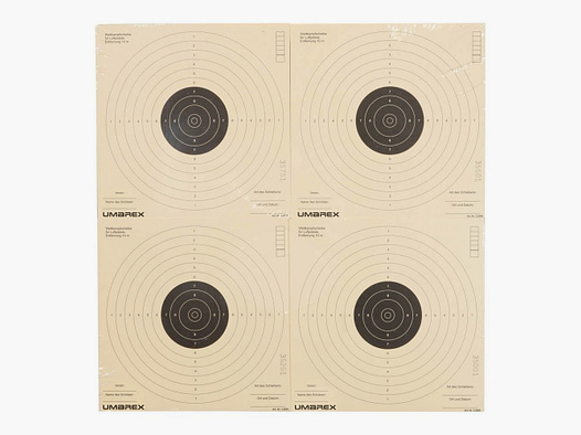 Umarex target sheets 17x17 cm - 1,000 pieces