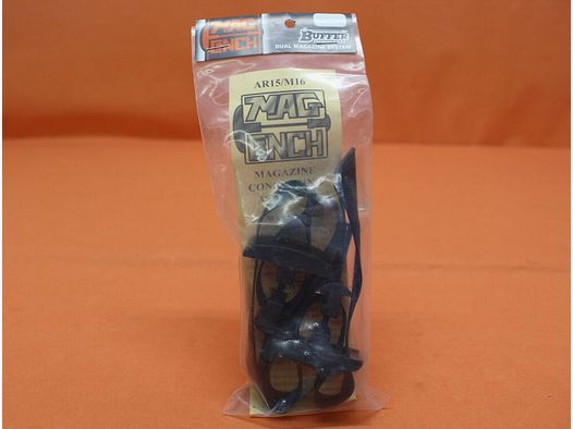 Buffer Technologies AR-15: MagCinch 30+ magazijnverbinder met riem voor 2 magazijnen, nylon/kunststof verpakt per 2 stuks.