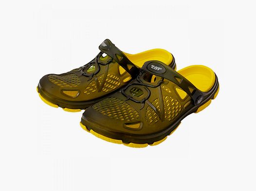 Cat Clogs Unisex (Black/Yellow)