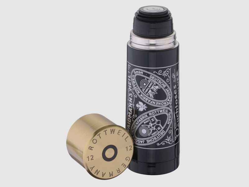ROTTWEIL THERMOSKANNE IN SCHROTPATRONEN-OPTIK - 750 ML, Bild 2 von 4