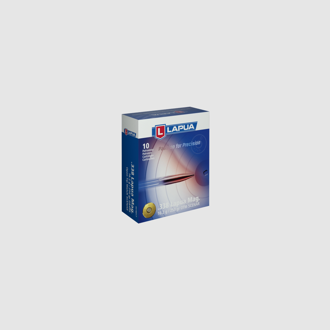.338 Lapua Mag. Lapua Scenar OTM 16.2g / 250grs. – 10 pz., immagine 1 di 3