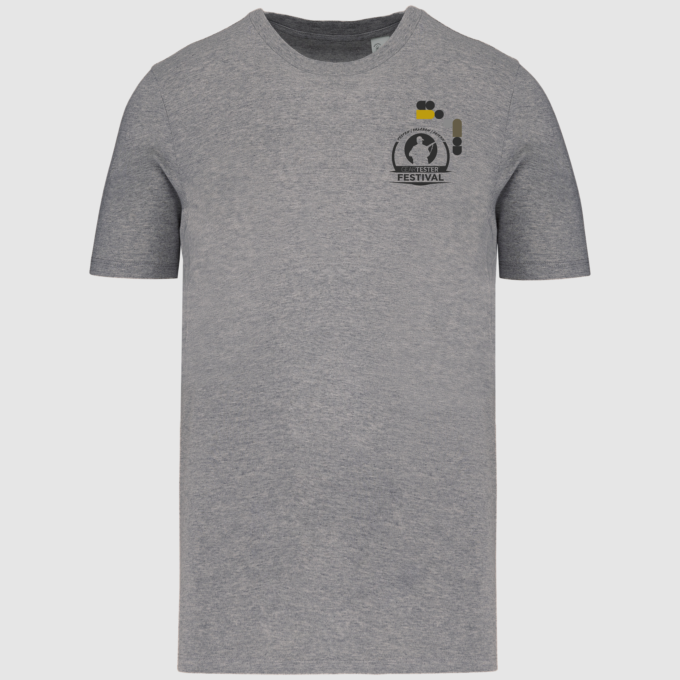 Geartester Festival Bio T-Shirt, piccolo logo