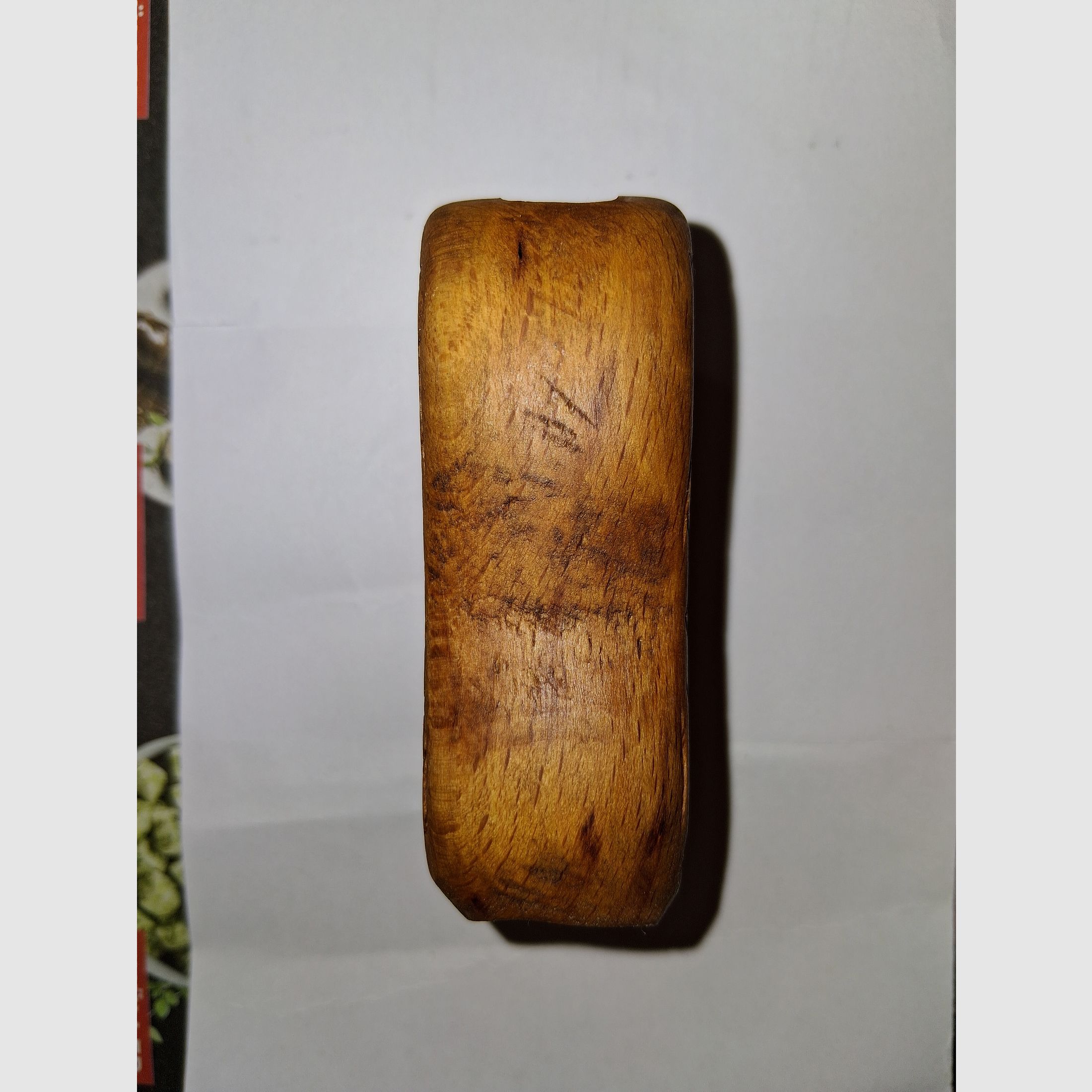 Wooden grip panel for old Mauser pistol