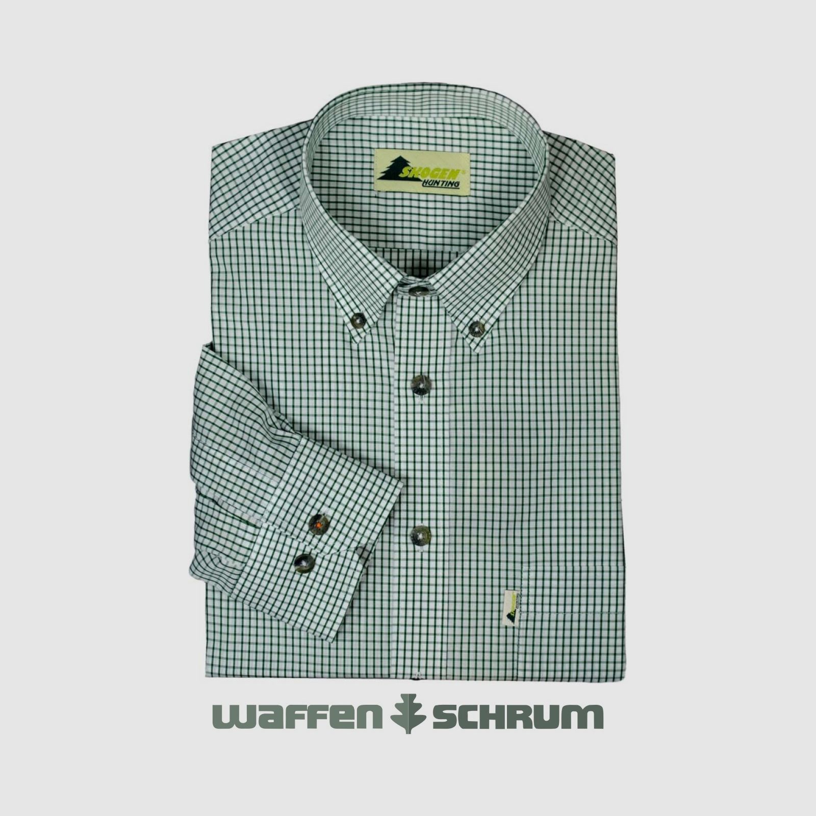 Skogen Shirt 1/1 Sleeve Button-Down Green