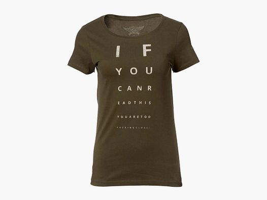 720gear T-Shirt If you can read this army Frauen