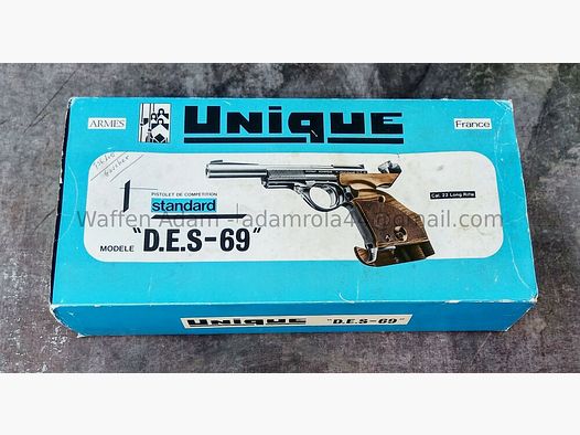 Unique D.E.S 69 sport pistol