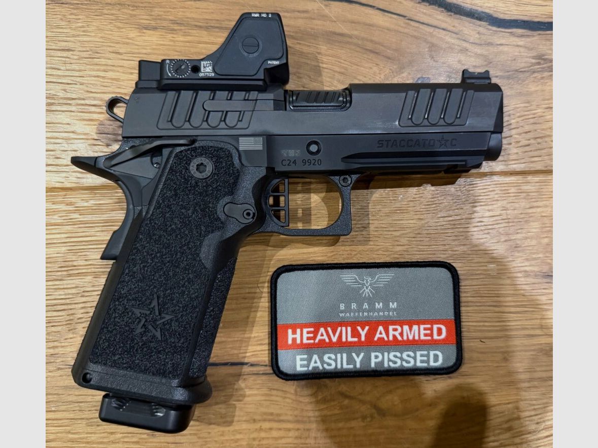 Staccato Model C - gerader Abzug - Trijicon RMR HD