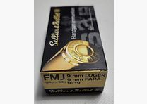 Sellier&Bellot 9mm Luger VM 124grs 1000 rounds of 50 pieces each