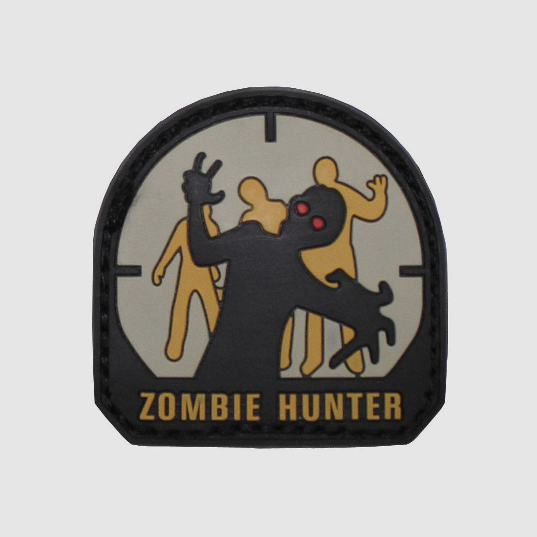 Velcro patch, 3D, "Zombie Hunter"