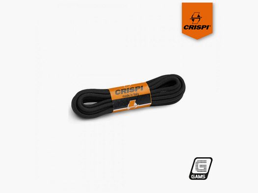 CRISPI Schnürsenkel in Schwarz