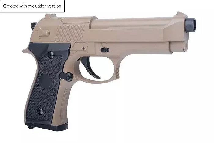 Pistolet ASG CYMA CM126 - tan (Bez Akumulatora), zdjęcie 7 z 18